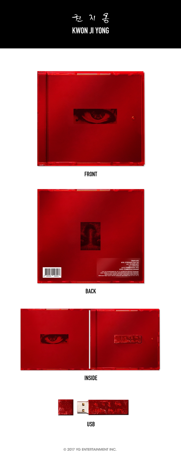 BIGBANG G-DRAGON GD Album - KWON JI YONG USB