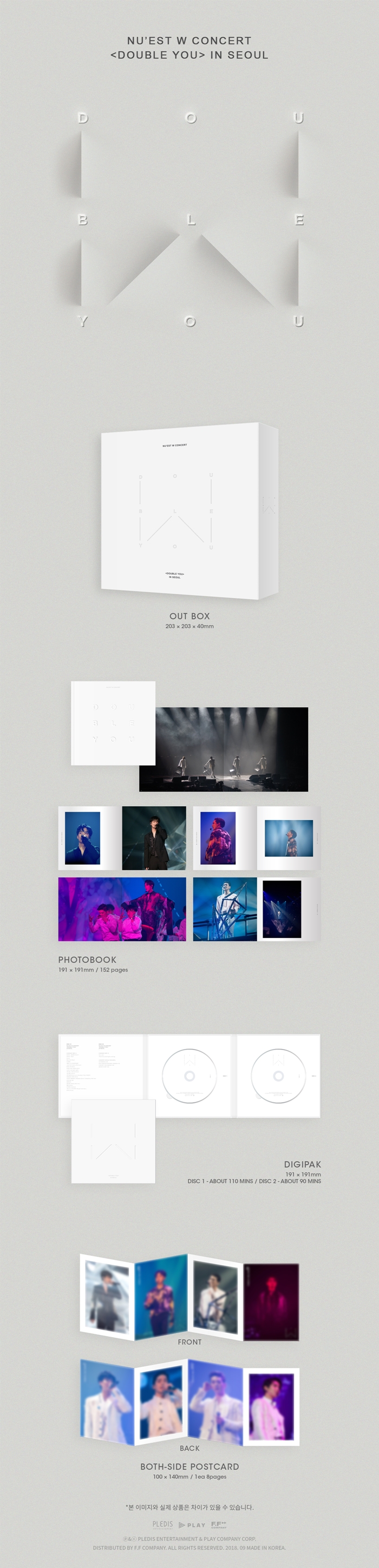 NUEST  W CONCERT  <DOUBLE YOU> IN SEOUL DVD