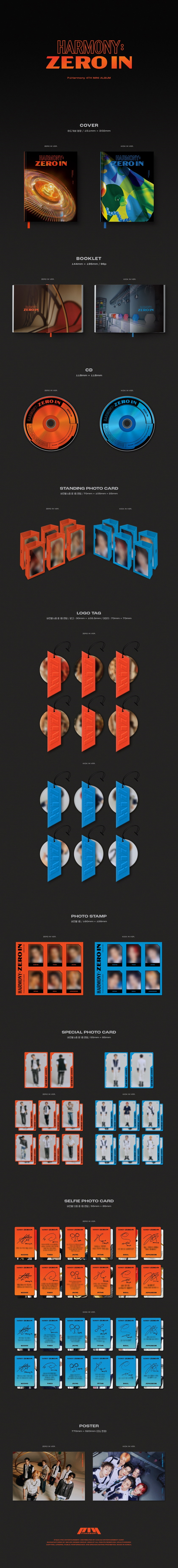 P1Harmony 4th Mini Album Harmony : Zero In Official Poster - Photo Con –  Choice Music LA