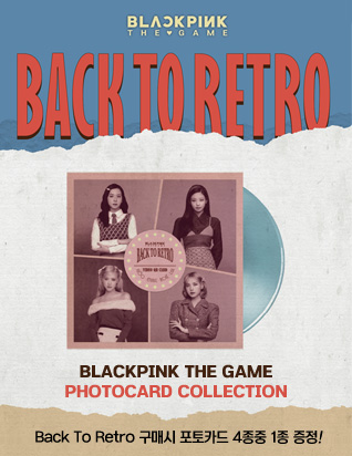 [BLACKPINK THE GAME PHOTOCARD COLLECTION] BACK TO RETRO