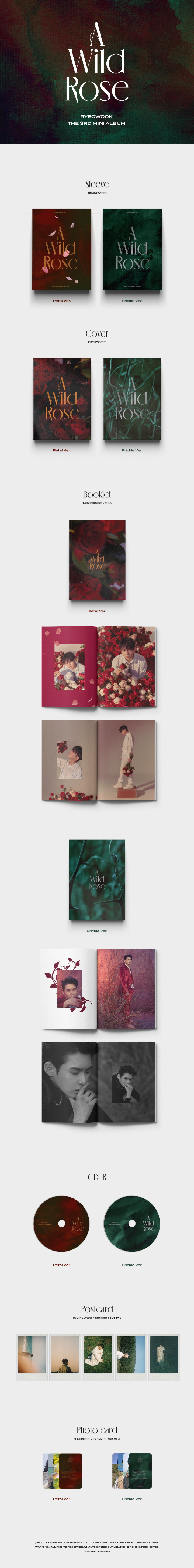 RYEOWOOK  3RD Mini  A Wild Rose Petal Ver