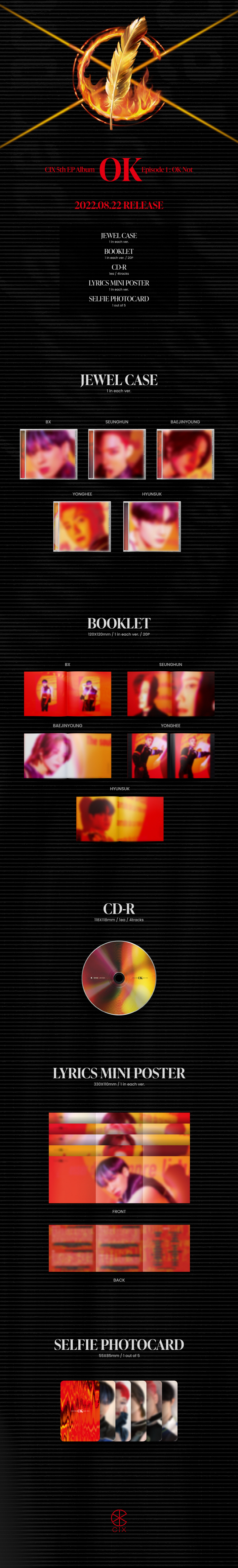 CIX - 5th EP ALBUM [OK Episode 1 OK Not] Baejinyoung ver