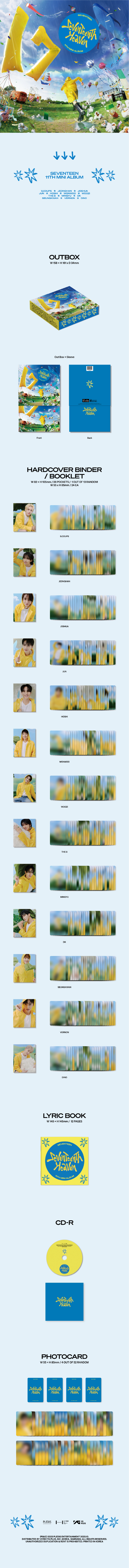 SEVENTEEN 11th Mini Album 'SEVENTEENTH HEAVEN' (Carat Ver.)